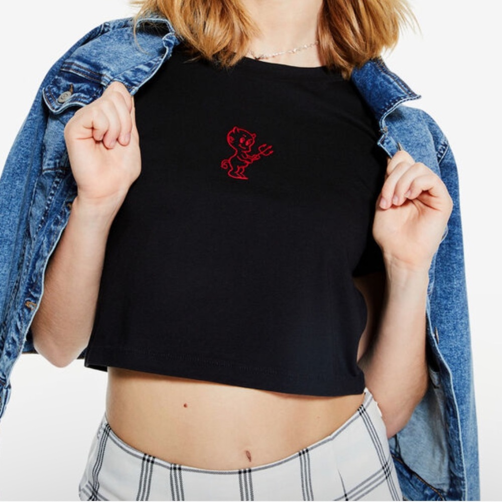 Devil vintage fit tee